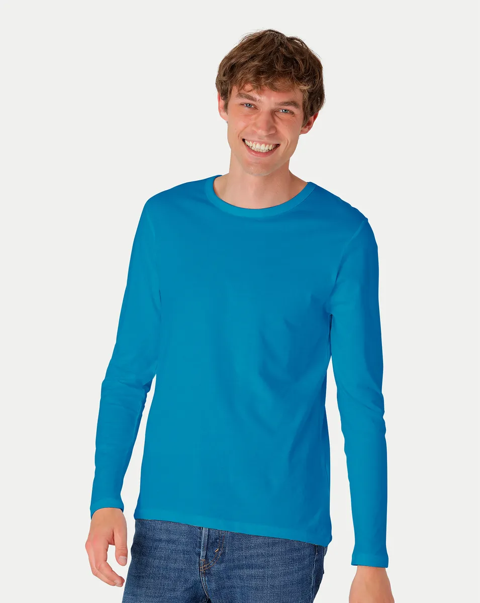 Neutral Langærmet T-Shirt Sapphire