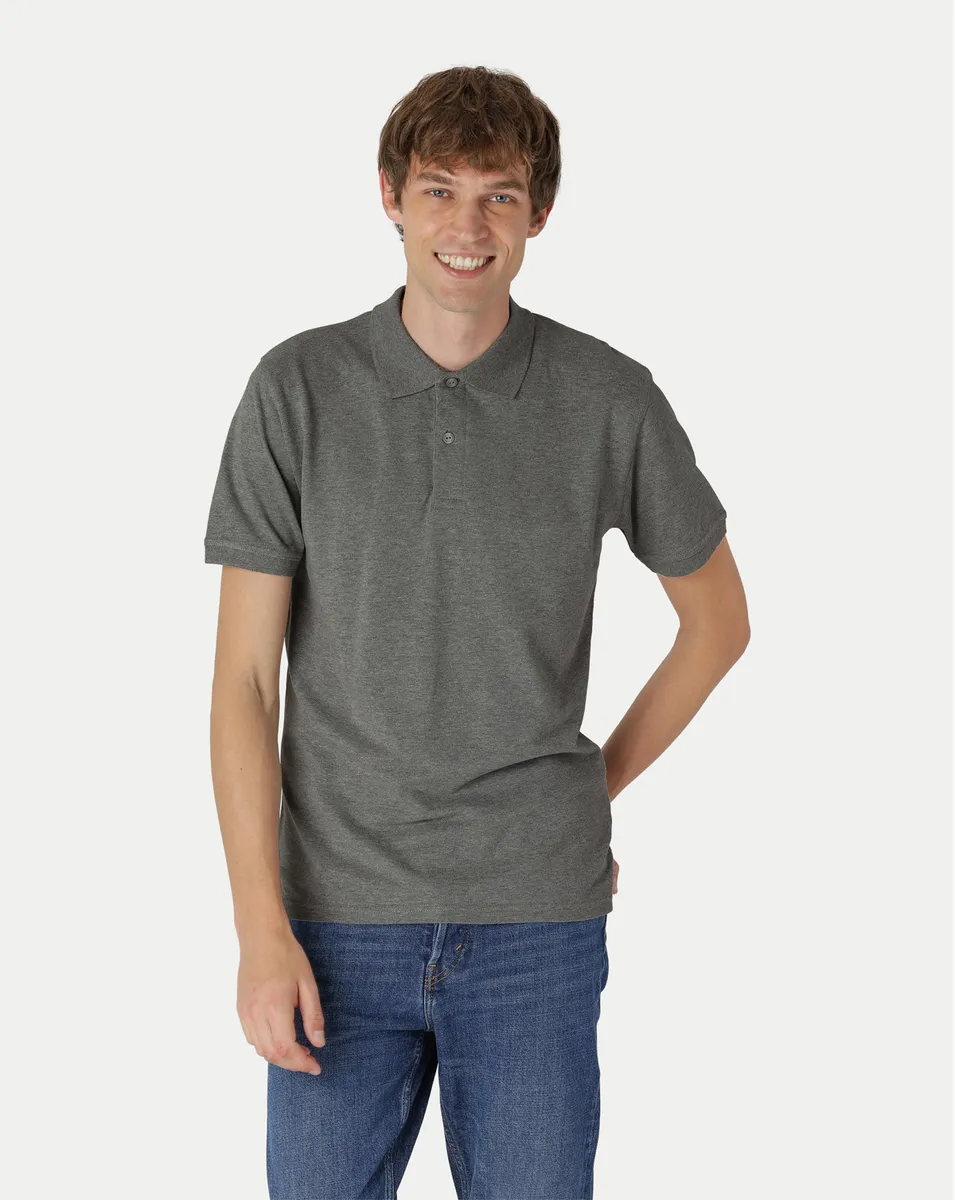 Neutral Organic - Mens Classic Polo Dark Heather