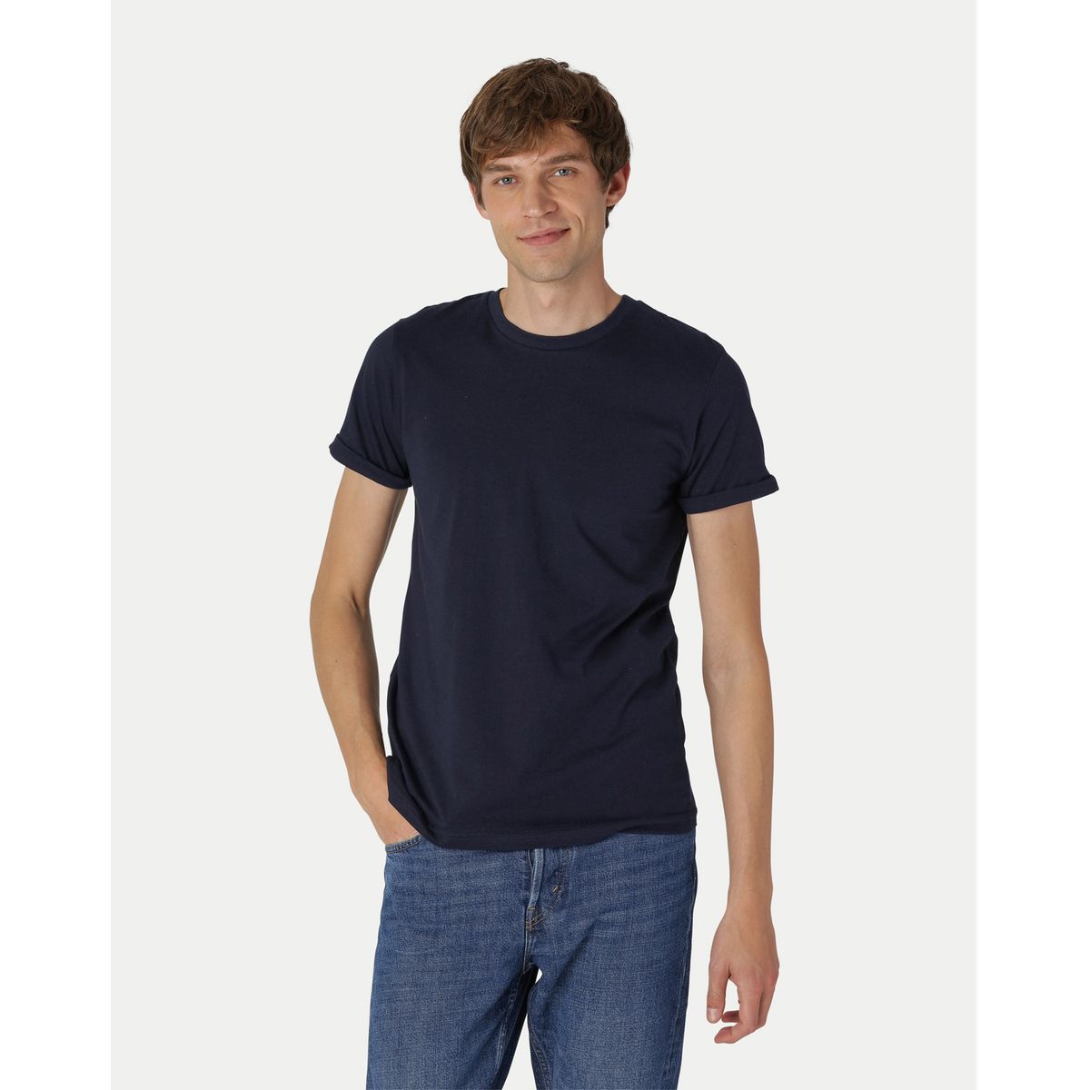 Neutral Roll Up Sleeve T-Shirt Navy