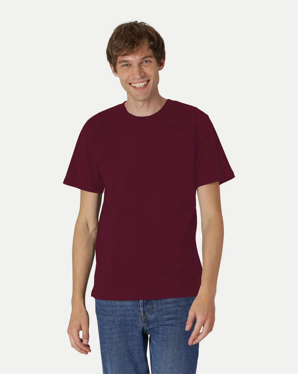 Neutral Unisex Regular T-Shirt Bordeaux