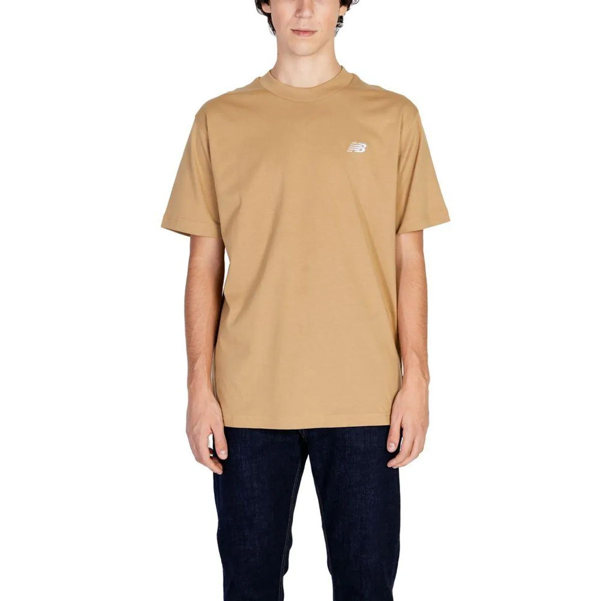 New Balance Beige Cotton T-Shirt