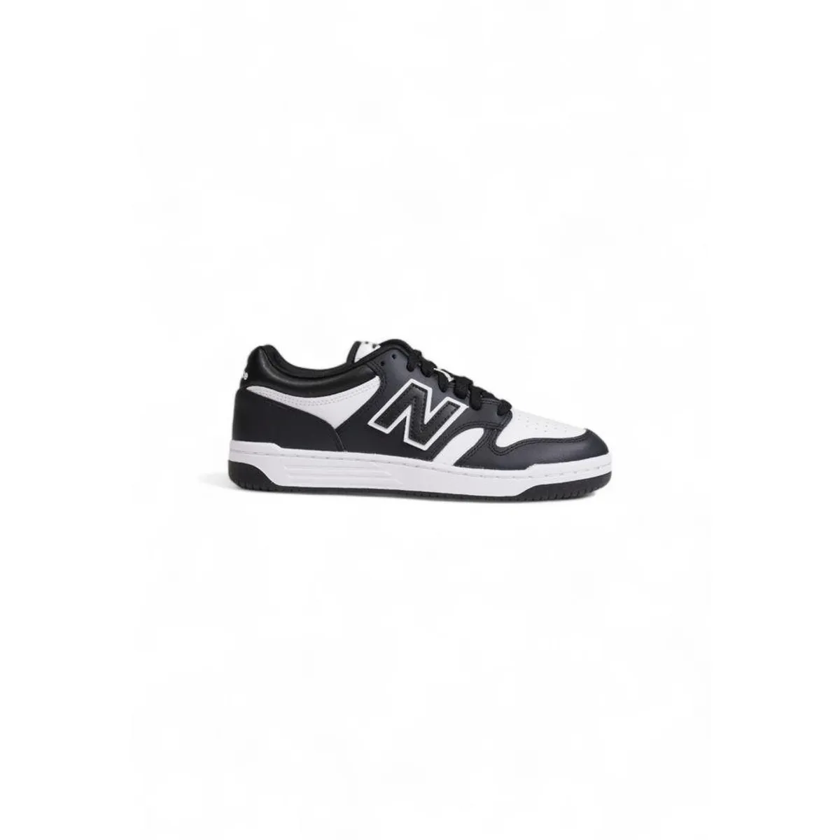 New Balance Black And White Leather Sneakers