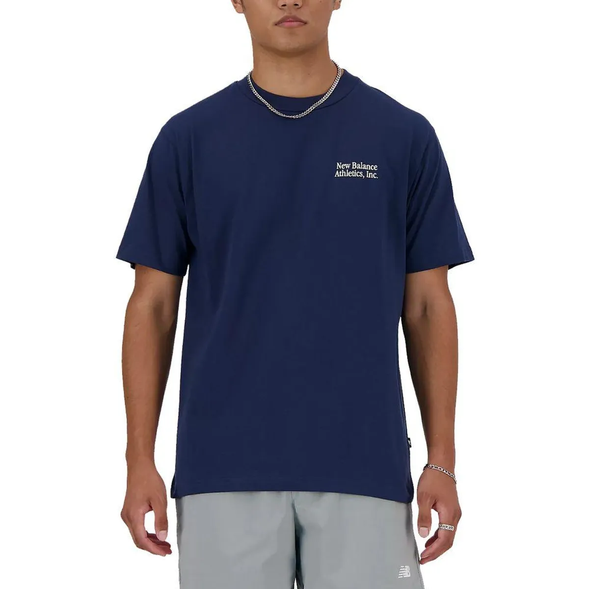 New Balance Blue Cotton T-Shirt