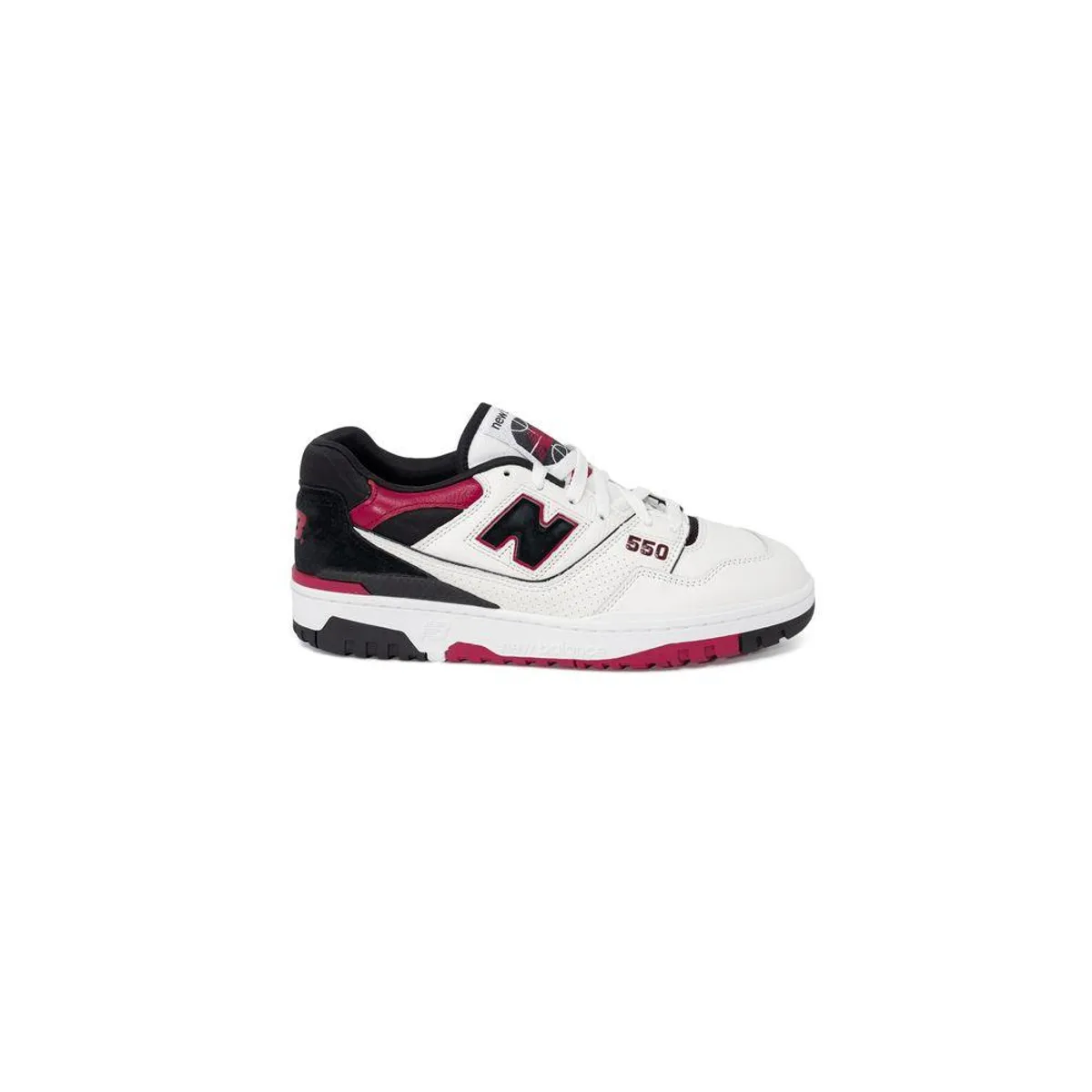 New Balance Red Leather Sneakers