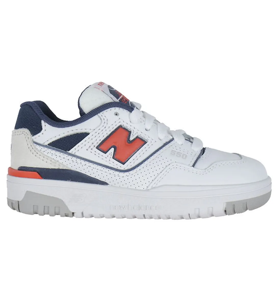 New Balance Sko - 550 - White/True Red