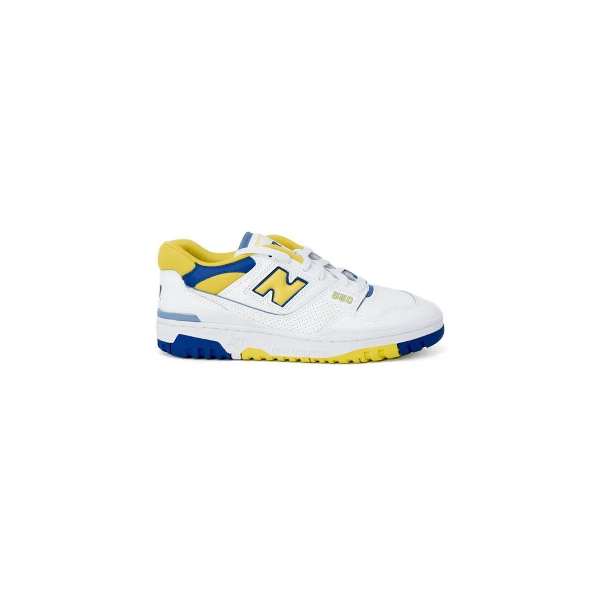 New Balance Yellow Synthetic Leather Sneakers