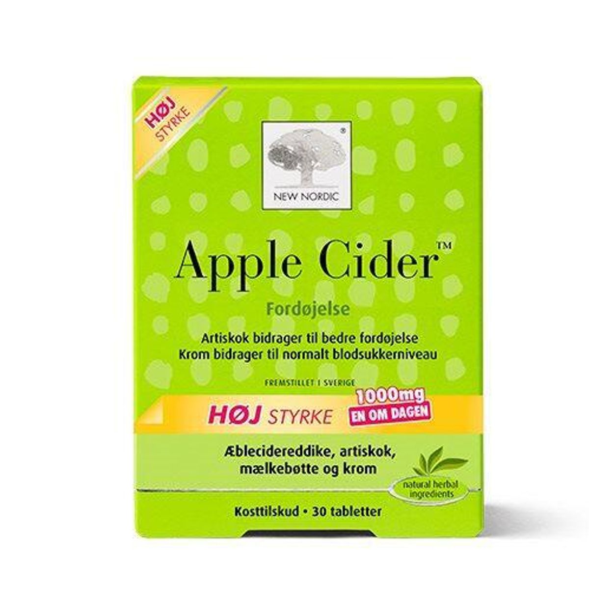 New Nordic Apple Cider, 30tab.