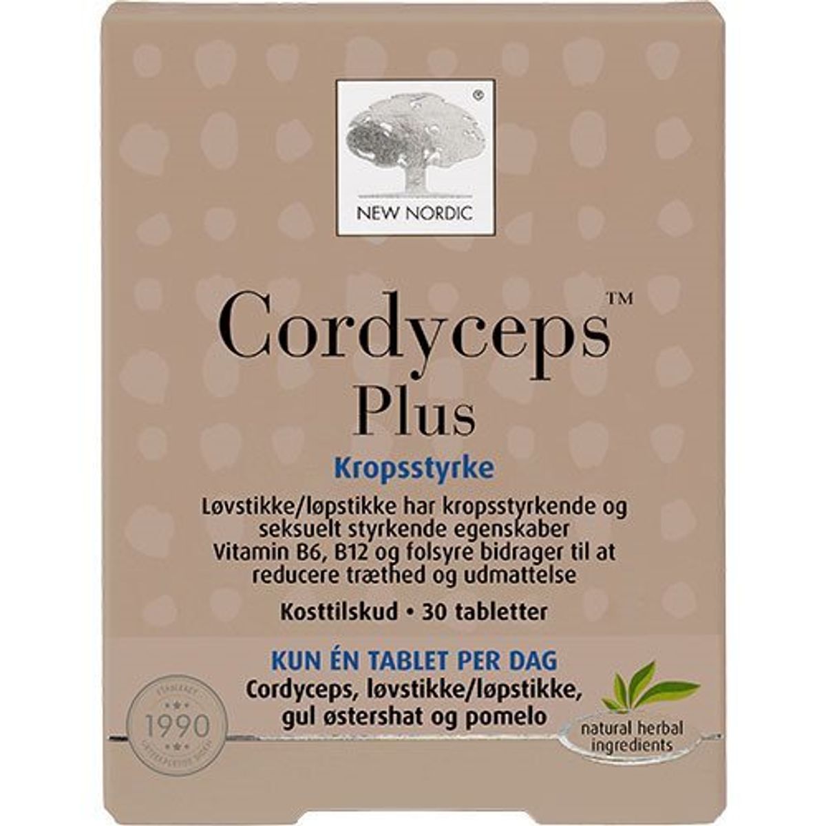 New Nordic Cordyceps Plus, 30tab.