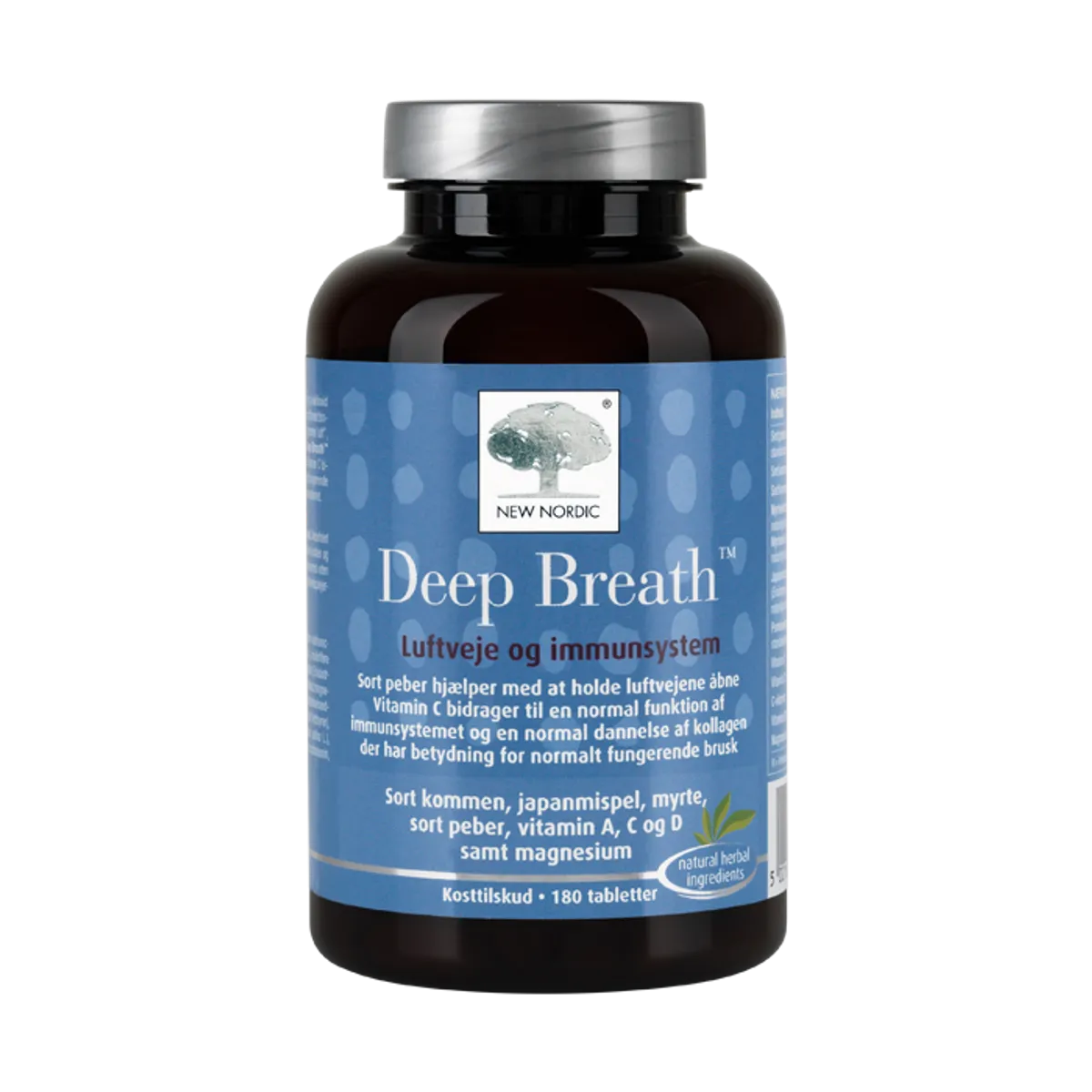 New Nordic Deep Breath 180 tabl. - 2 for 838,-