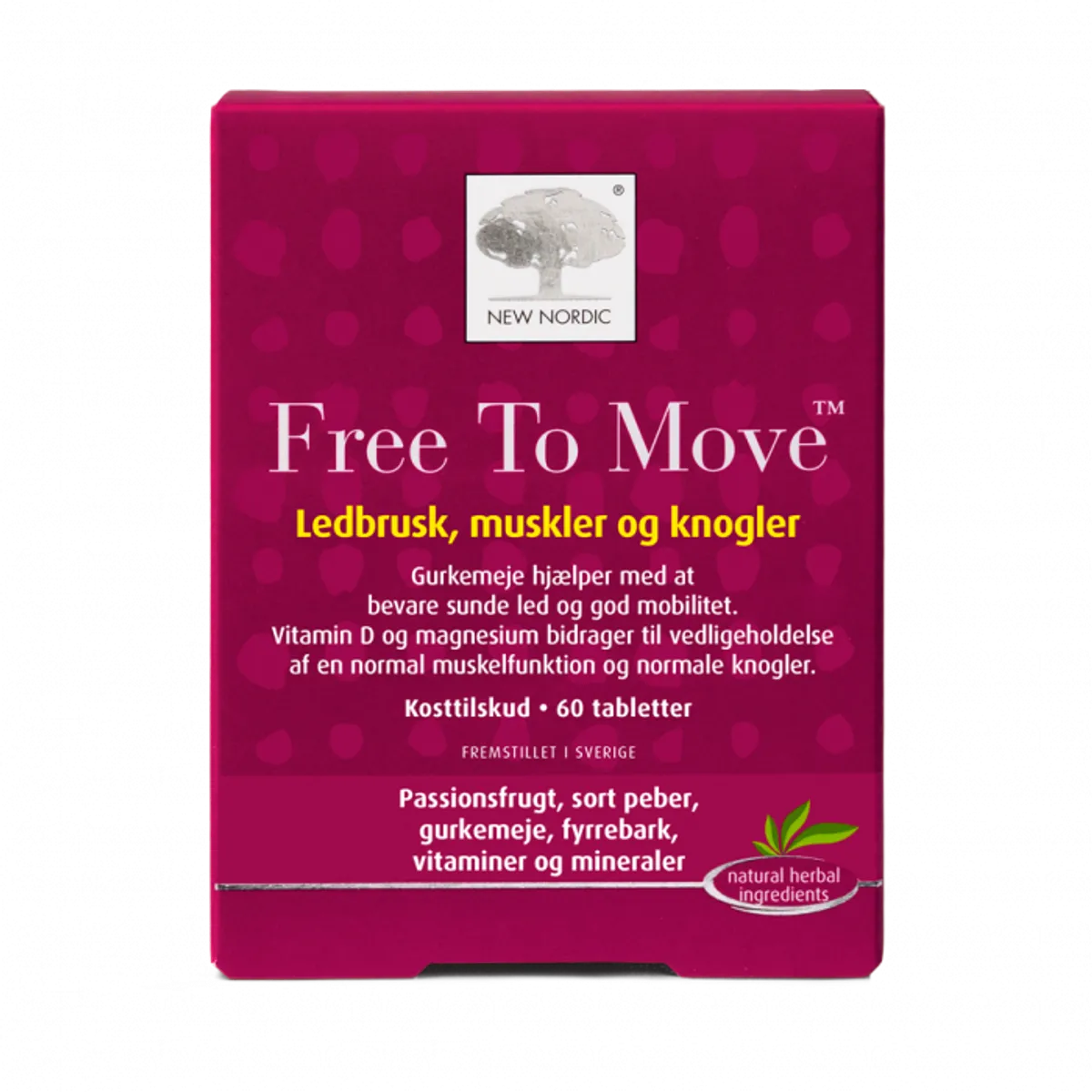 New Nordic Free To Move 60 tabl. 3 for 516,-