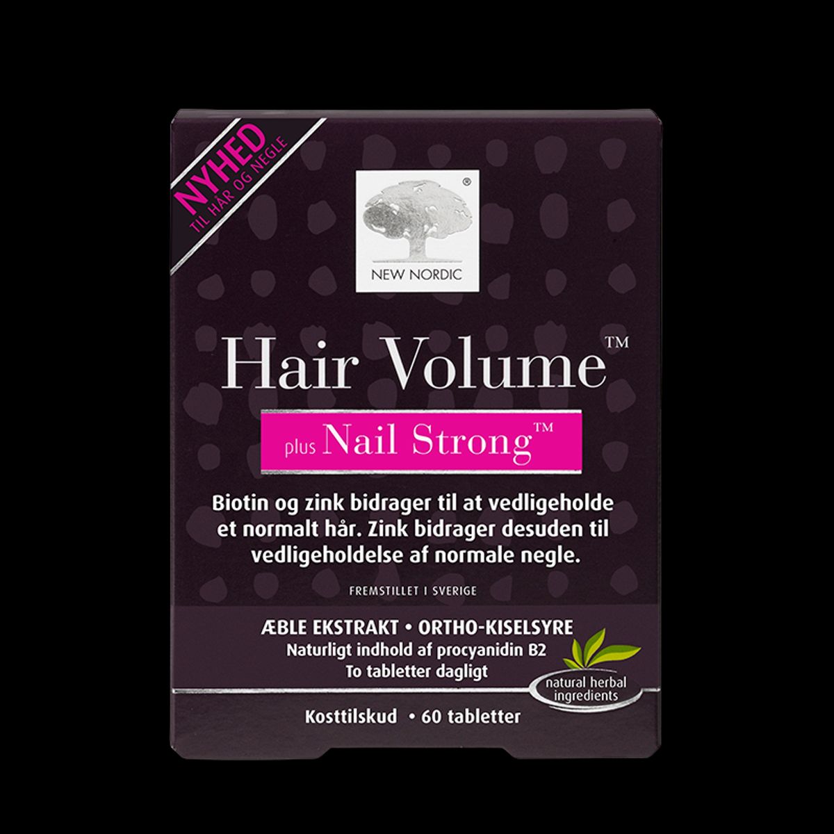 New Nordic Hair Volume + Nails Strong (60 tab)