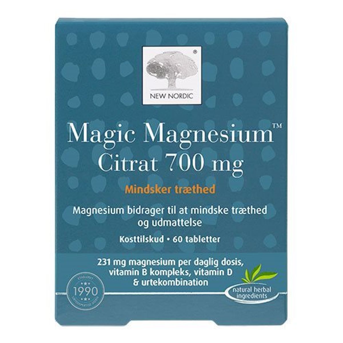 New Nordic Magic Magnesium Citrat, 60tab