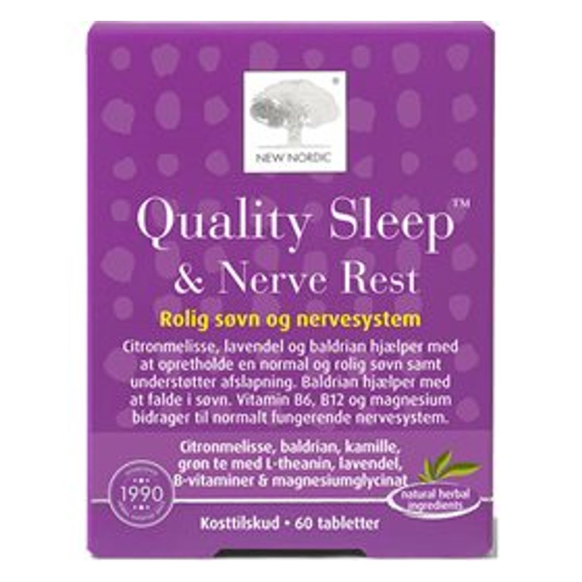 New Nordic Quality Sleep & Nerve Rest 60 tabl.