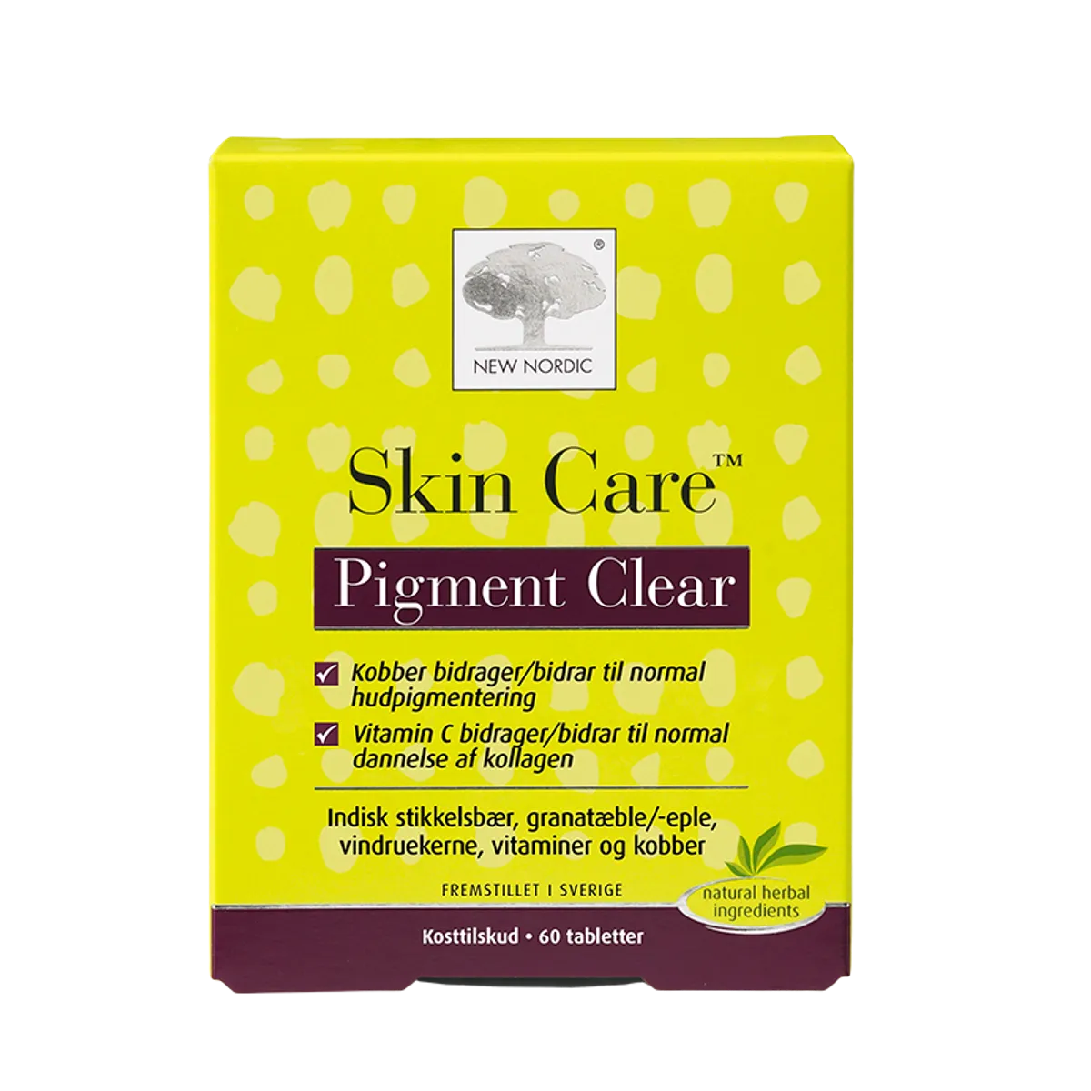 New Nordic Skin Care Pigment Clear (60 tab)