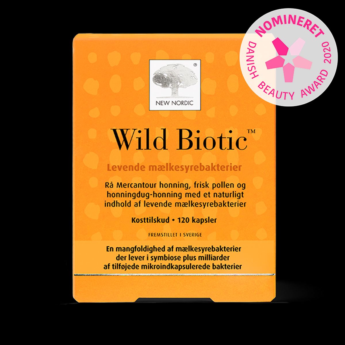 New Nordic Wild Biotic 120 kapsler