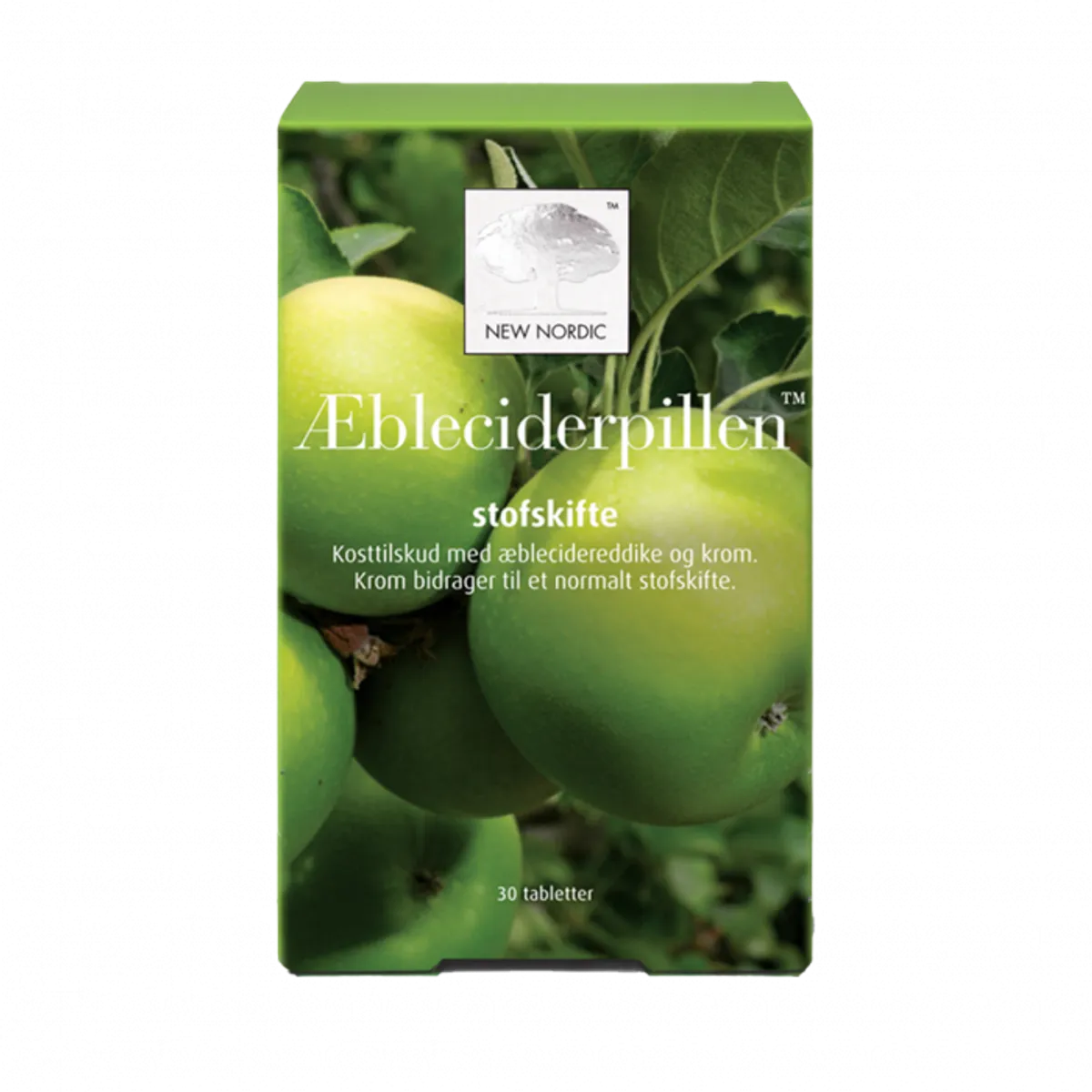 New Nordic Æbleciderpillen&trade; &bull; 30 tabl. DATOVARE 10/2024