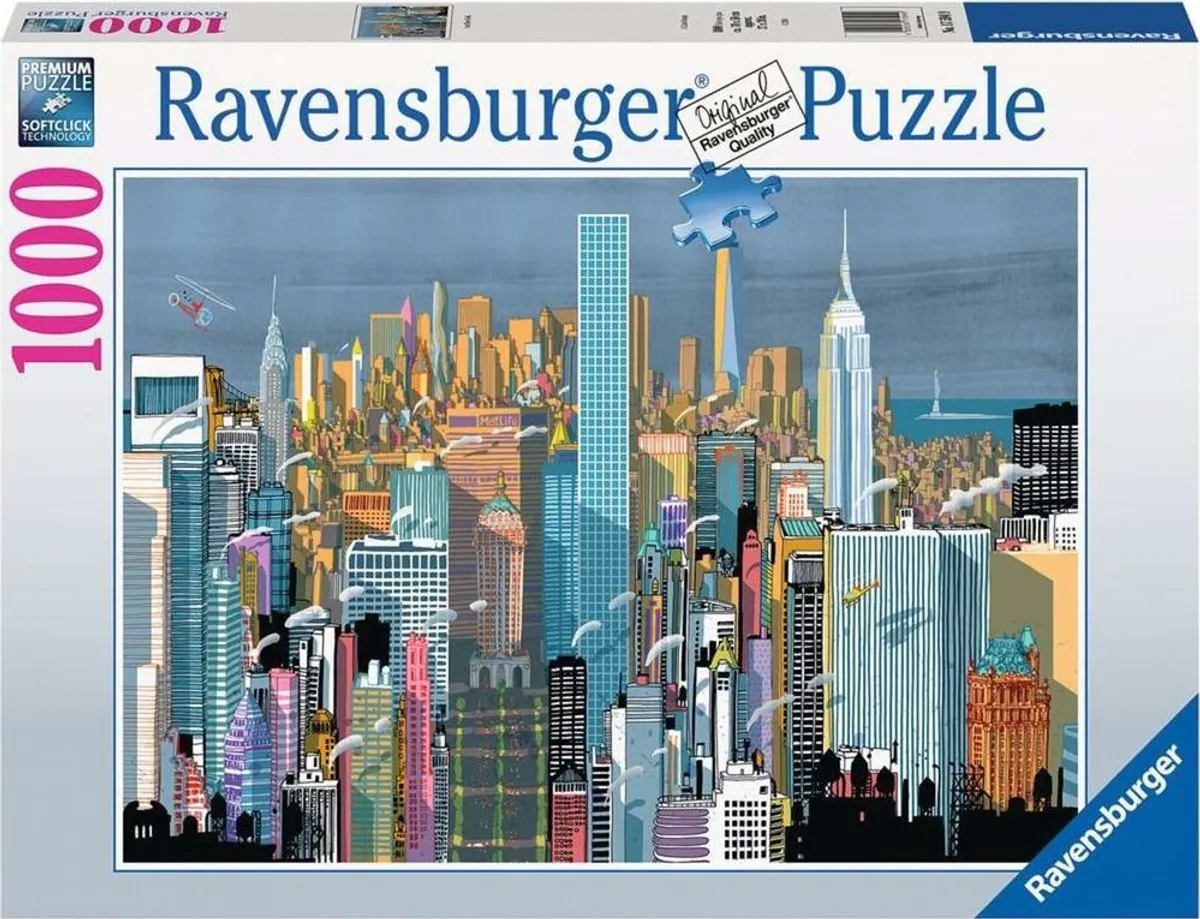 New York Puslespil - I Am New York - 1000 Brikker - Ravensburger