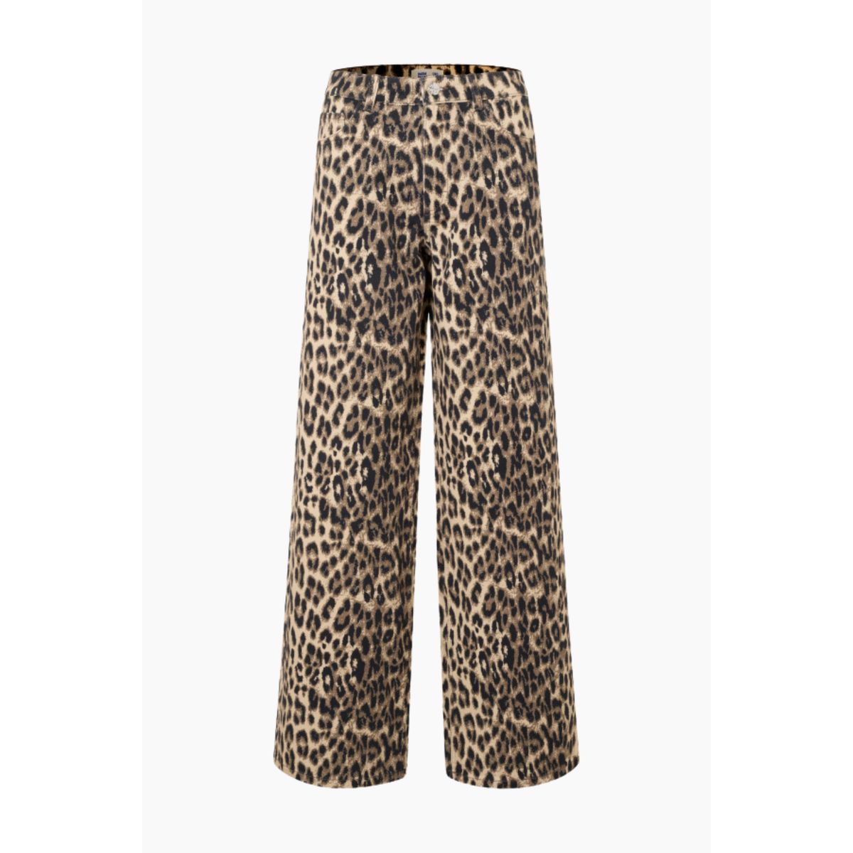 Nicette Jeans - Brown Baum Leopard - Baum und Pferdgarten - Leopard M