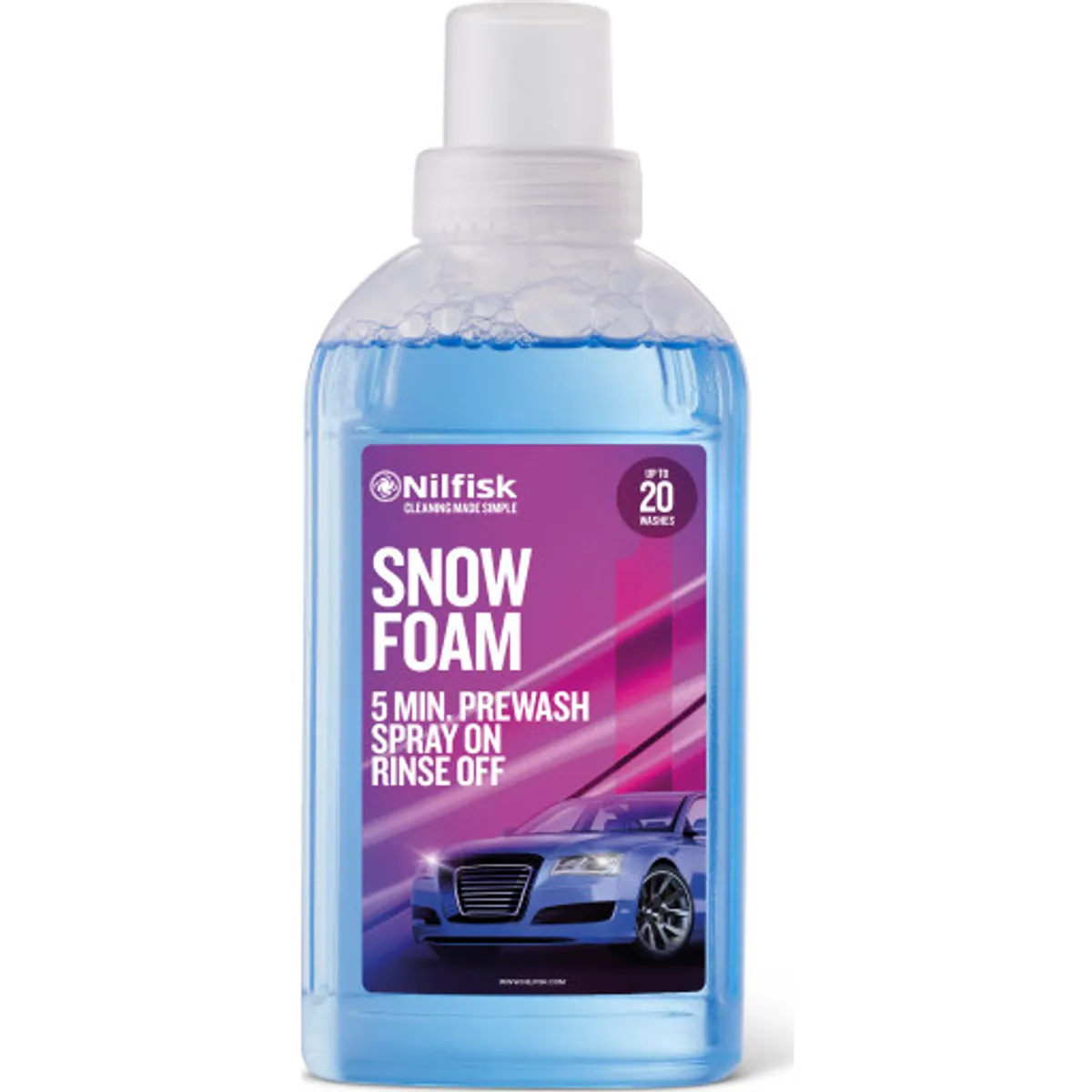 Nilfisk rengøringsmiddel Snowfoam - 500 ml - til vask af bil