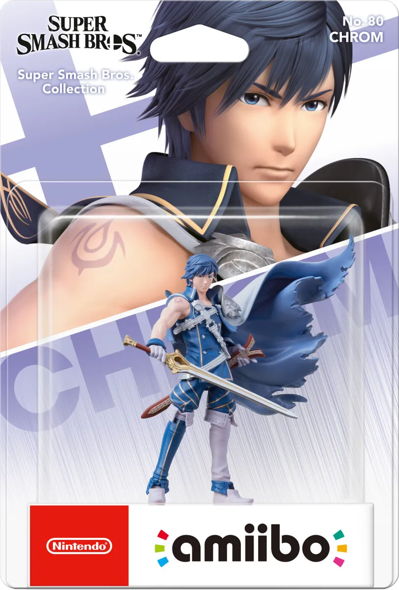 Nintendo Amiibo Figur - No 80 Chrom - Super Smash Bros