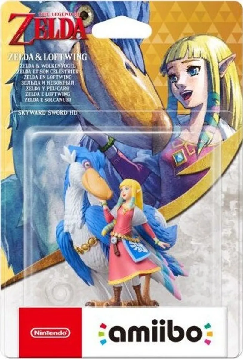 Nintendo Amiibo Figur - Zelda & Loftwing - Legend Of Zelda - Til Switch