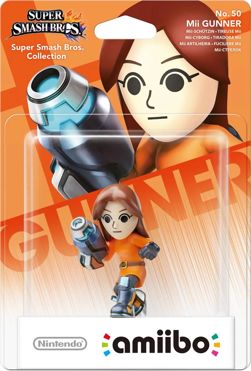 Nintendo Amiibo - Super Smash Bros. Figur - Mii Gunner