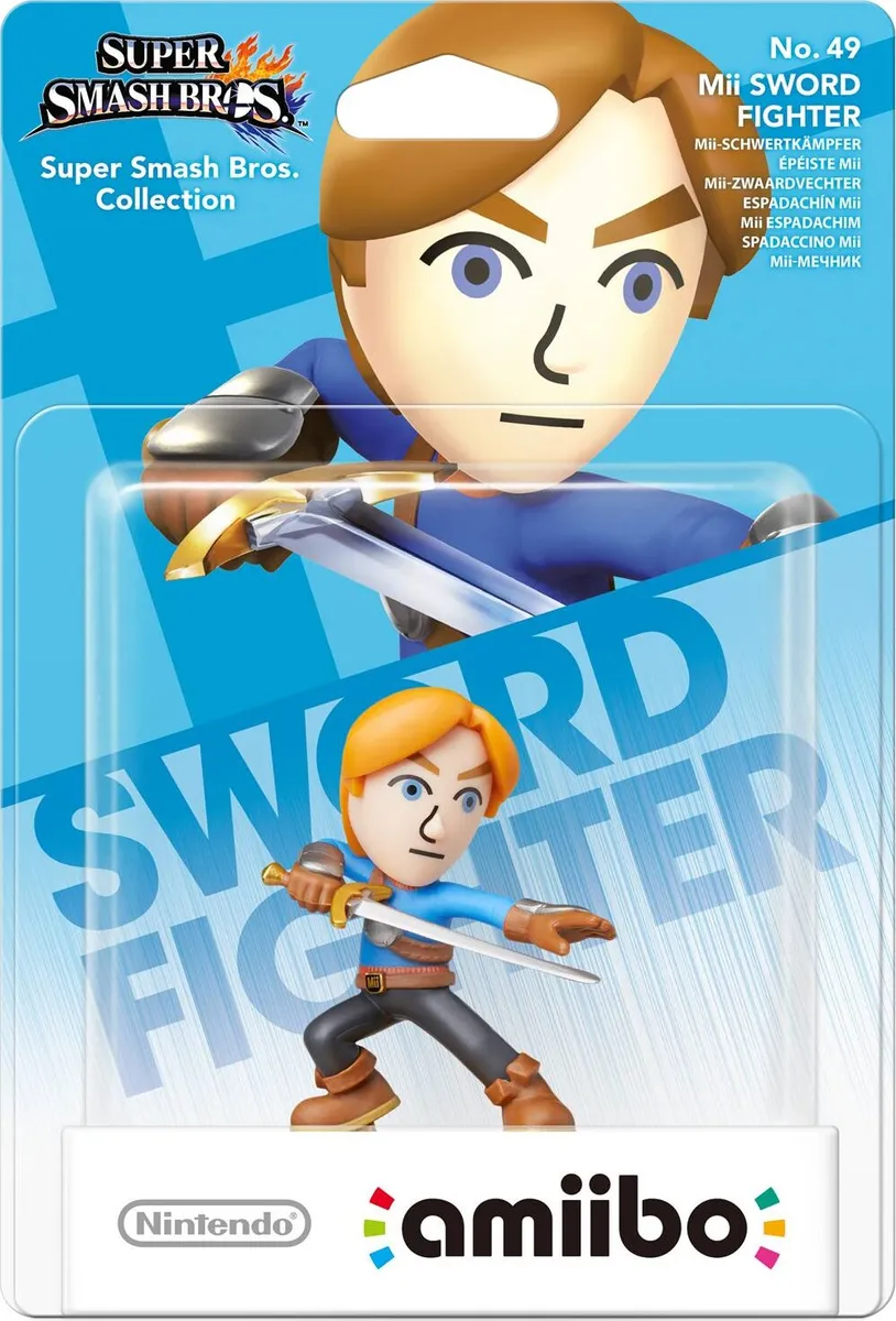 Nintendo Amiibo - Super Smash Bros. Figur - Mii Sword Fighter