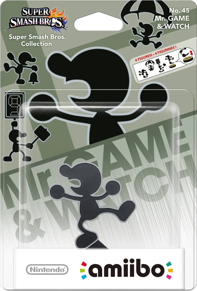 Nintendo Amiibo - Super Smash Bros. Figur - Mr. Game & Watch