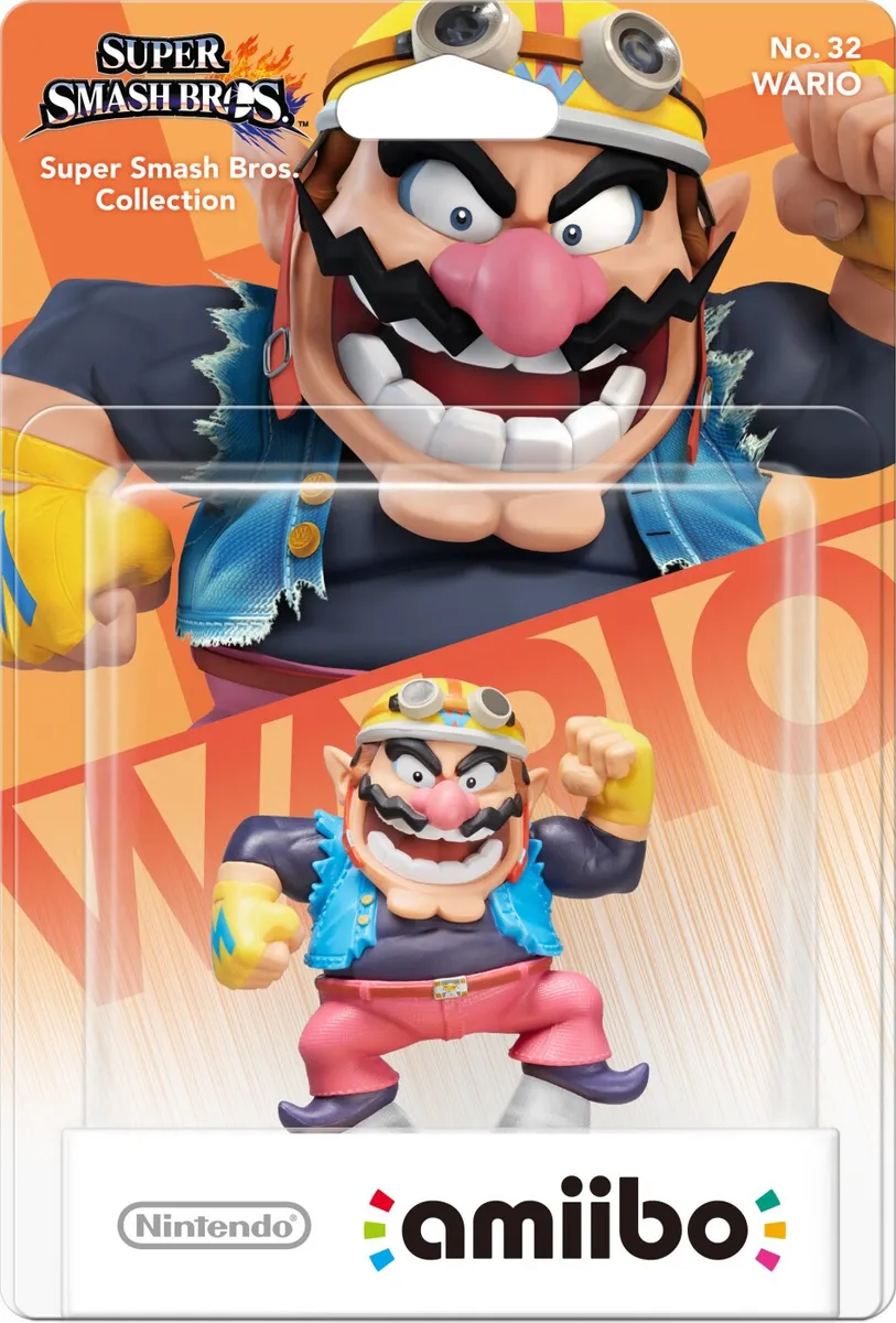 Nintendo Amiibo - Super Smash Bros. Figur - Wario