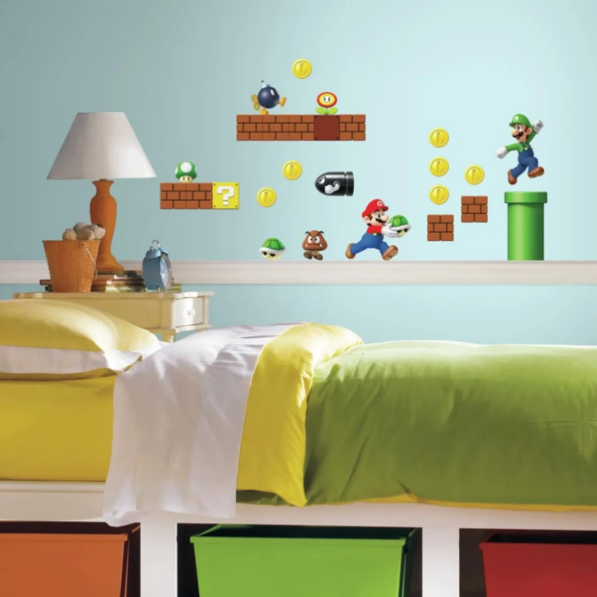 Nintendo Super Mario - Build a Scene Wallstickers