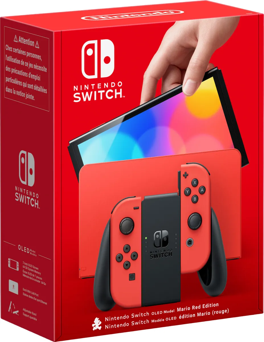 Nintendo Switch - Oled Model (mario Red Edition)