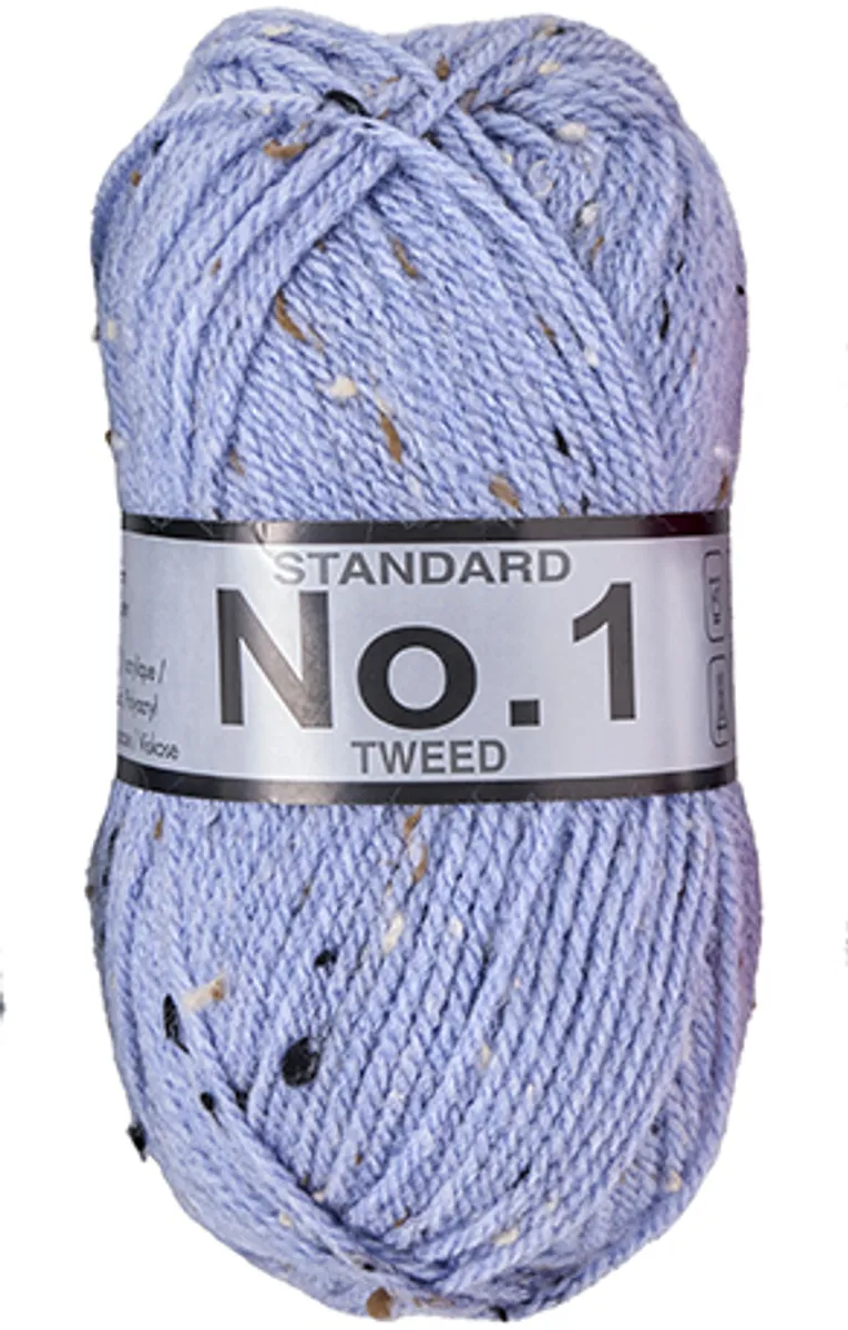 No. 1 Tweed, Jeansblå, 50 g, nr. 670