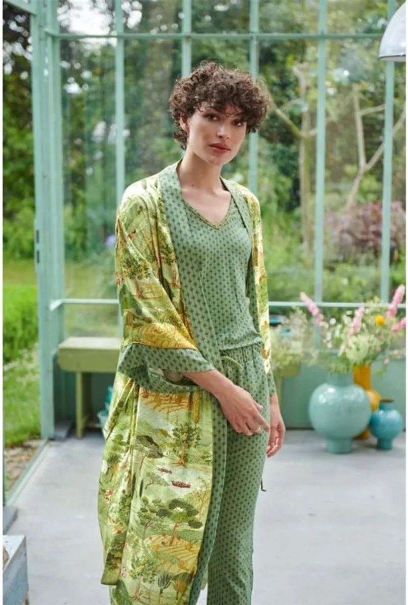 Noelle M Kimono Toscana Green