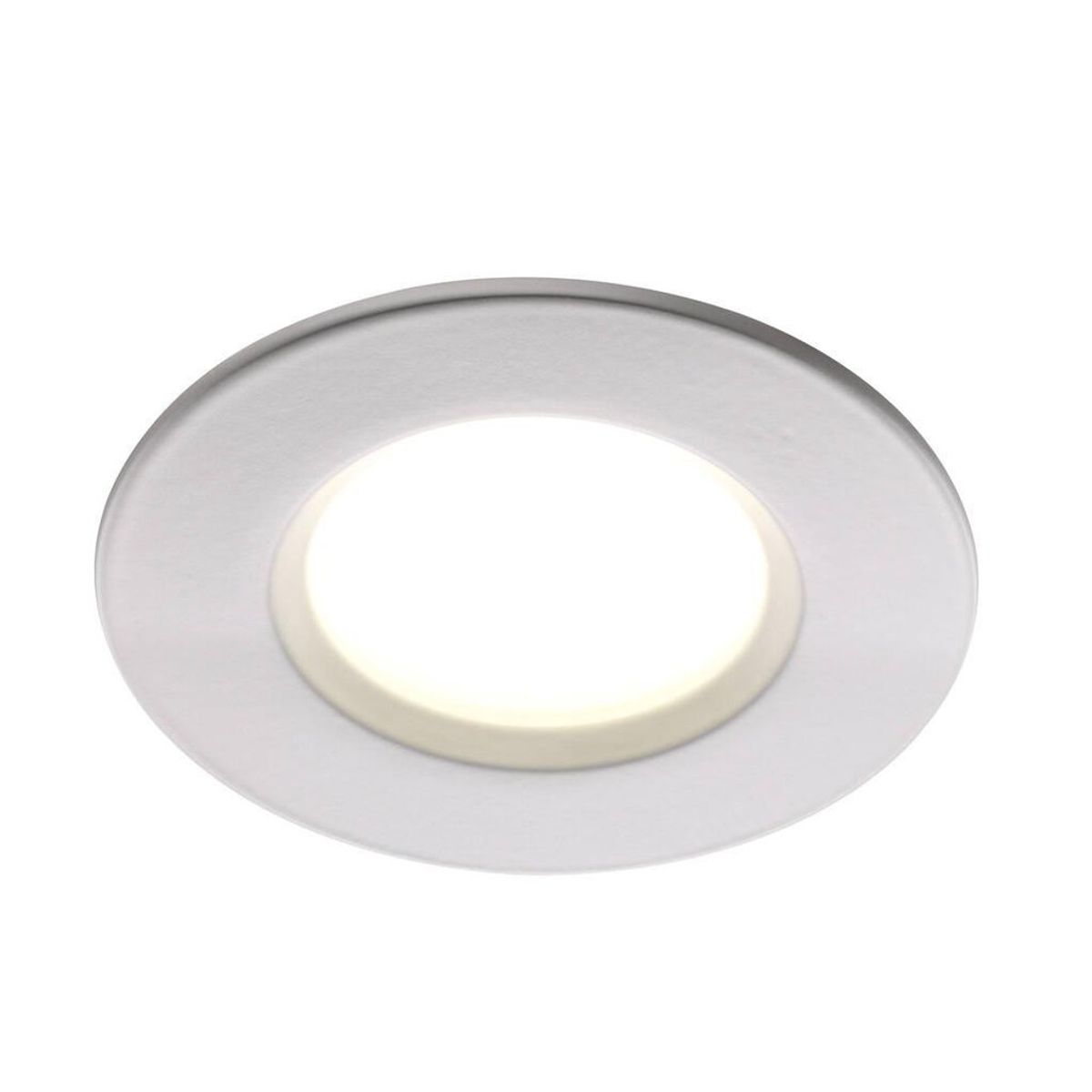 Nordlux Clarkson indbygningsspot, 2700K, 345lm, IP65, hvid (3 pak)