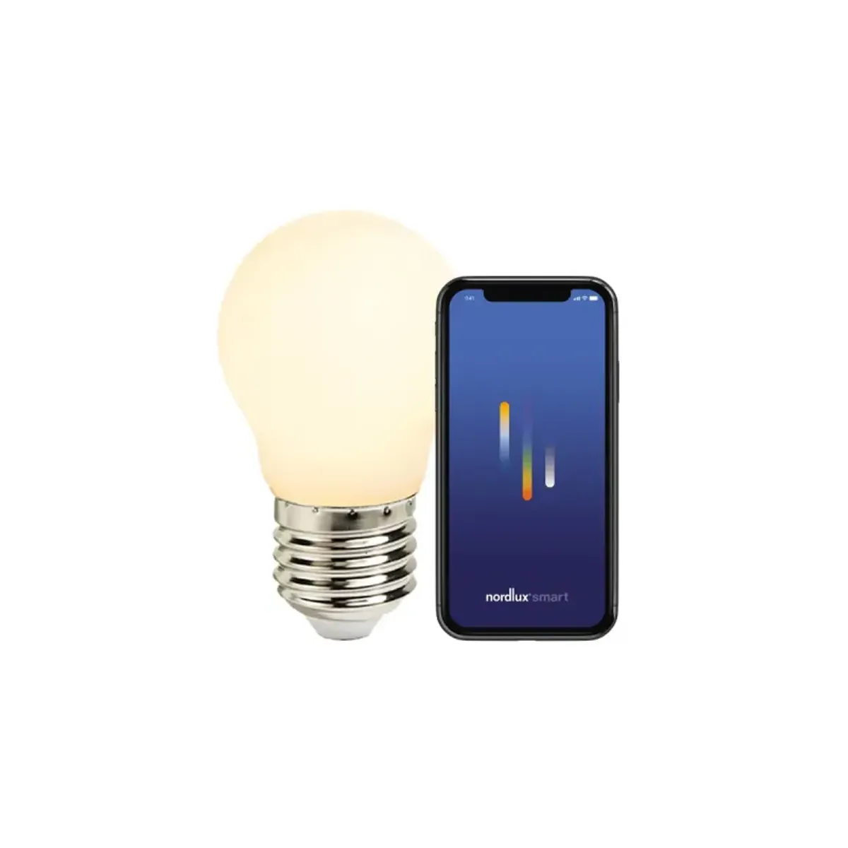 Nordlux Smart E27 - G45 - 2200-6500 Kelvin - 560 Lumen - Pære - Hvid