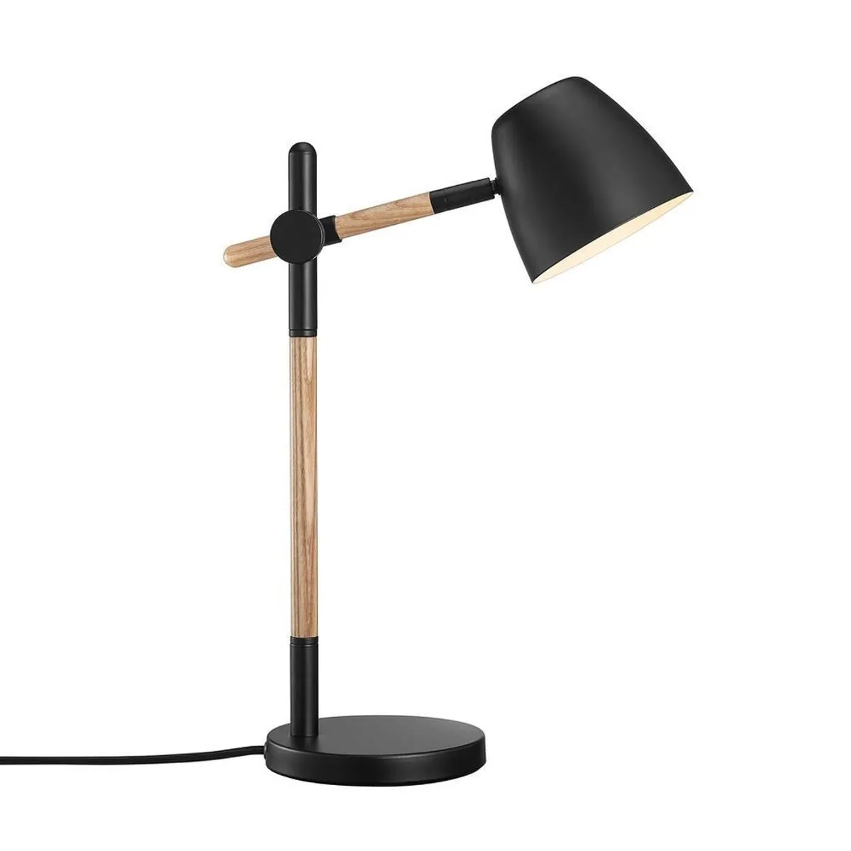 Nordlux Theo Bordlampe GU10, Sort/Træ