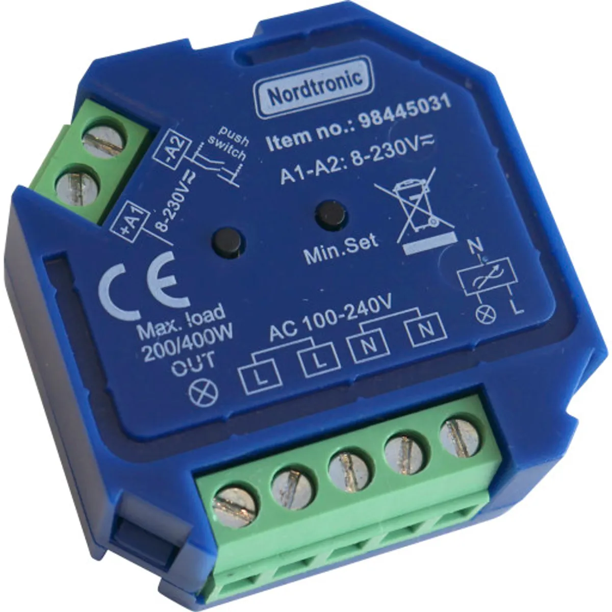 Nordtronic Box Dimmer Triac bagkantsdæmper