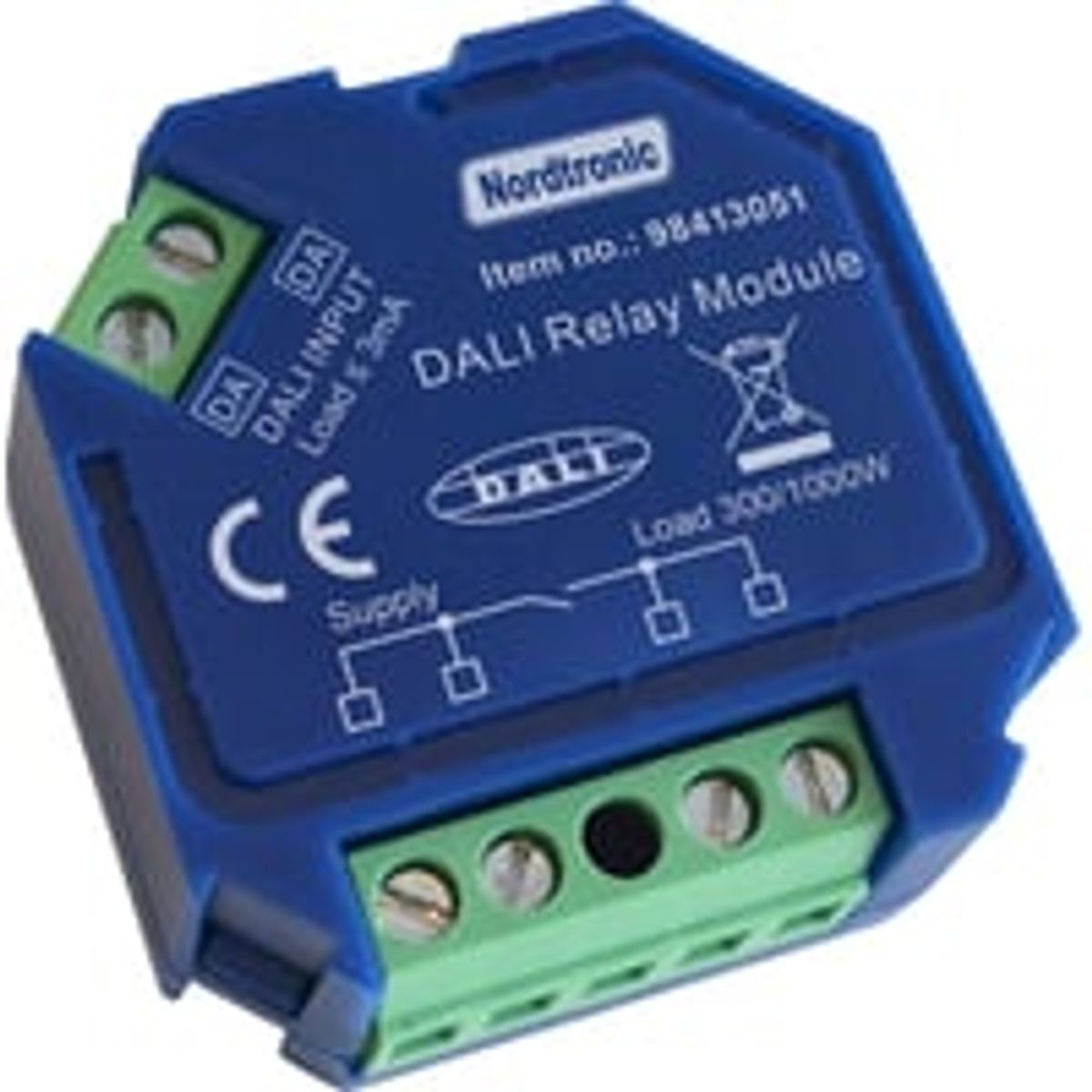 Nordtronic DALI Box Relay, ON/OFF, 0-300W