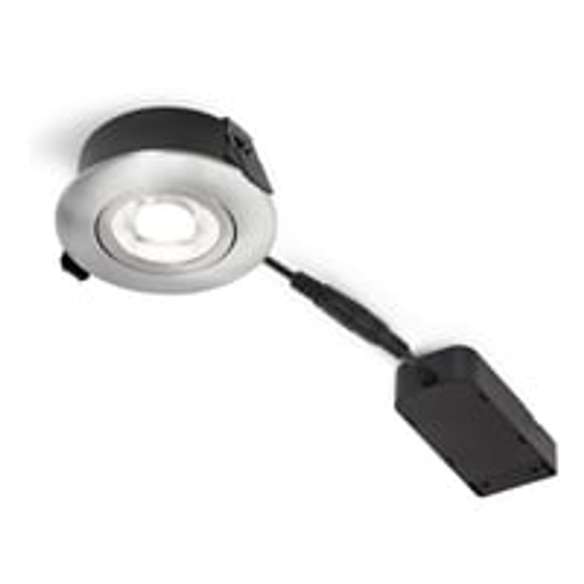 Nordtronic Low Profile Flexible G2 83 - 2700K - 410lm - inkl. driver - Brstet alu / Indendrs