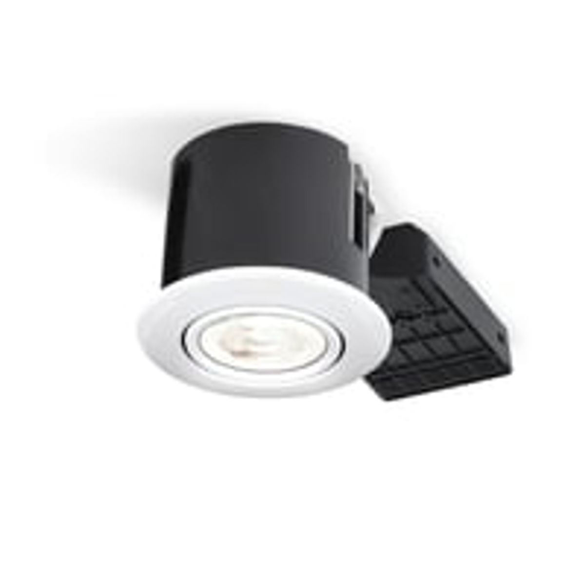 Nordtronic Quick Spot indbygningsspot 230V LED (rund) inkl. LED-pre (Nordtronic Long Life / CRI>90 FlickerFree / 5W / 360lm / 38 / 3000K / G / dmpbar