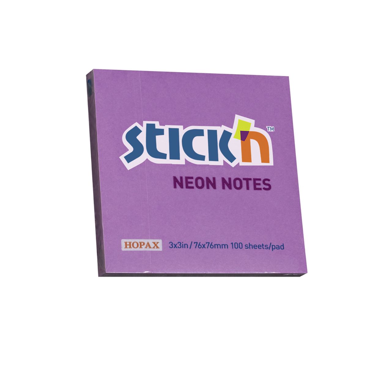 Notes 75x75 mm Neon Lilla