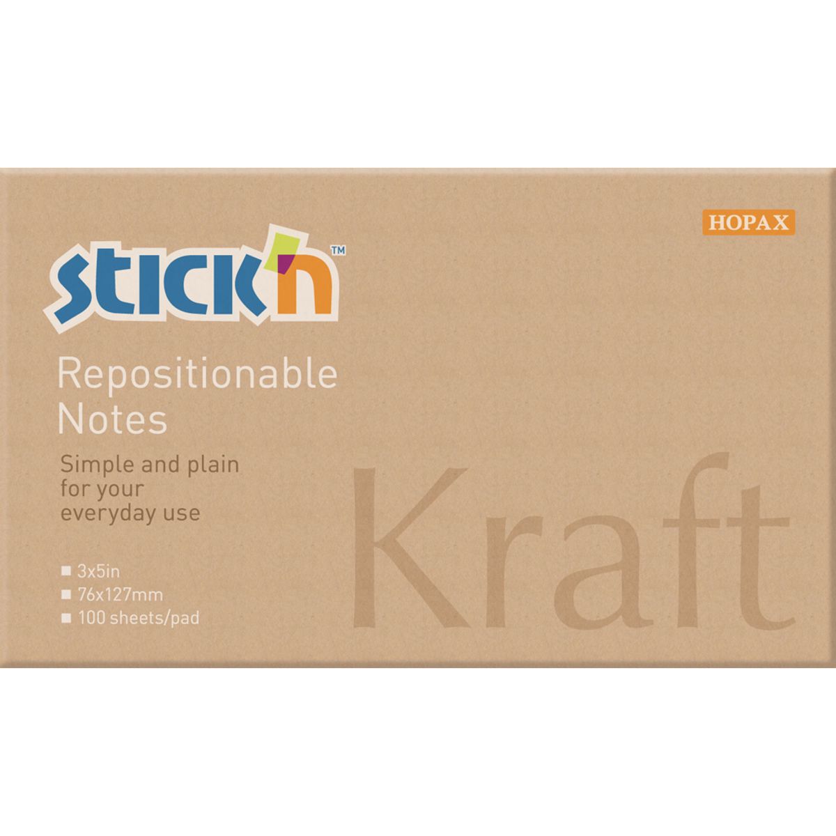 Notes 76x127mm Stick´N Brun 100 Blade