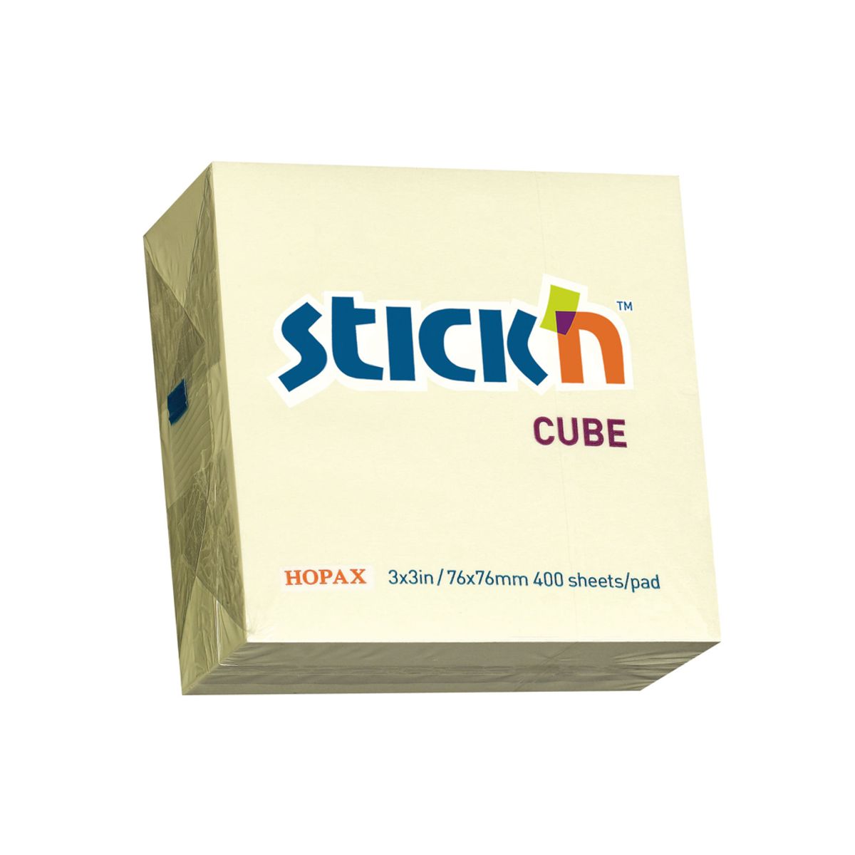 Notes Stick'n Cube gul