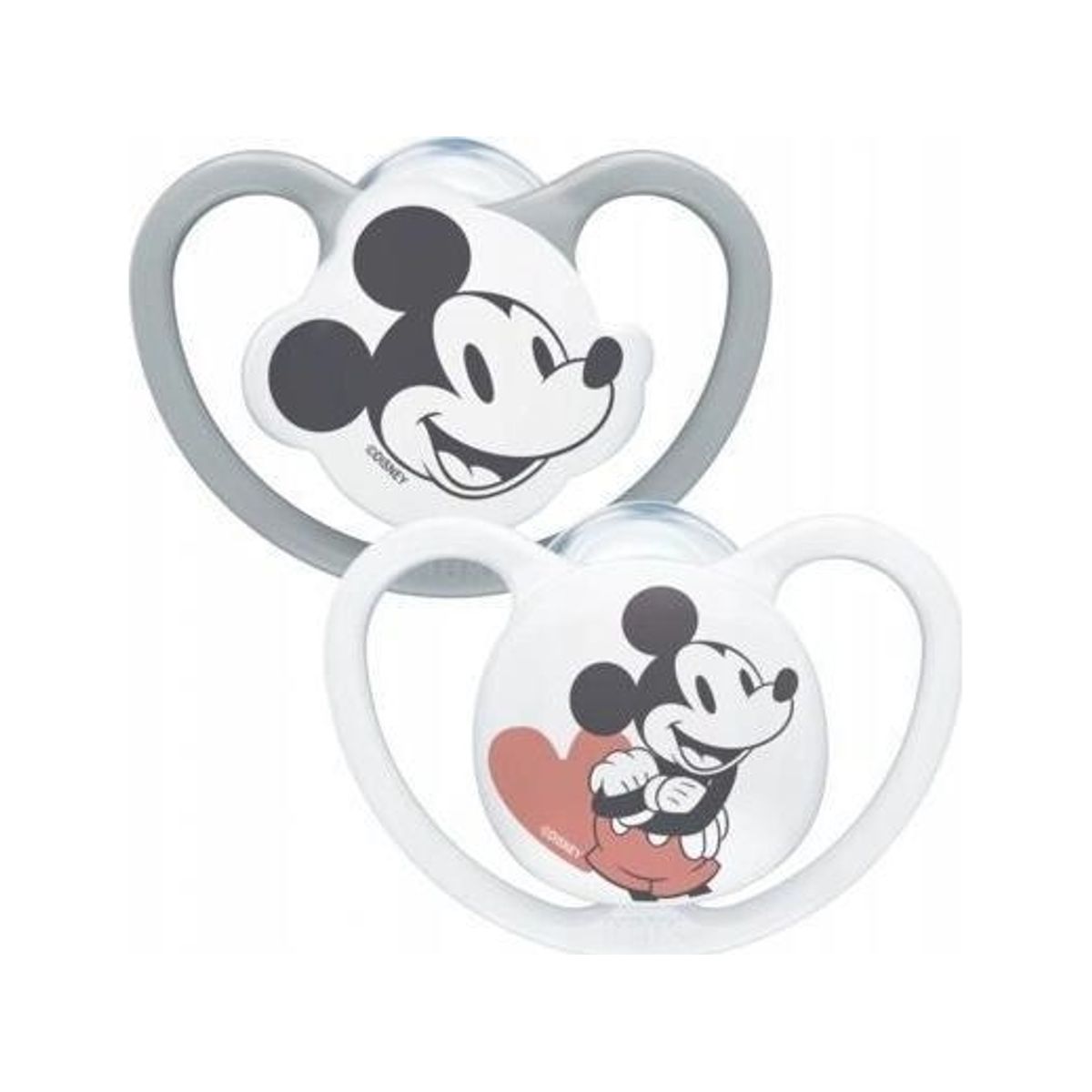 Nuk 177176 Silikone-Sut Space Mickey Mouse 18-36 2 Stk/Pod