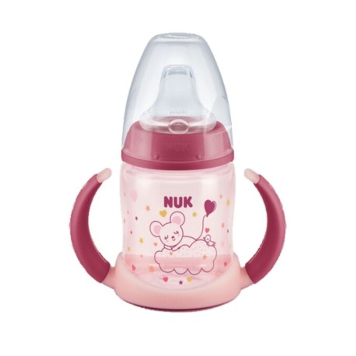 Nuk First Choice+ Learner Bottle Night, Sutteflaske, 150 Ml, Girl