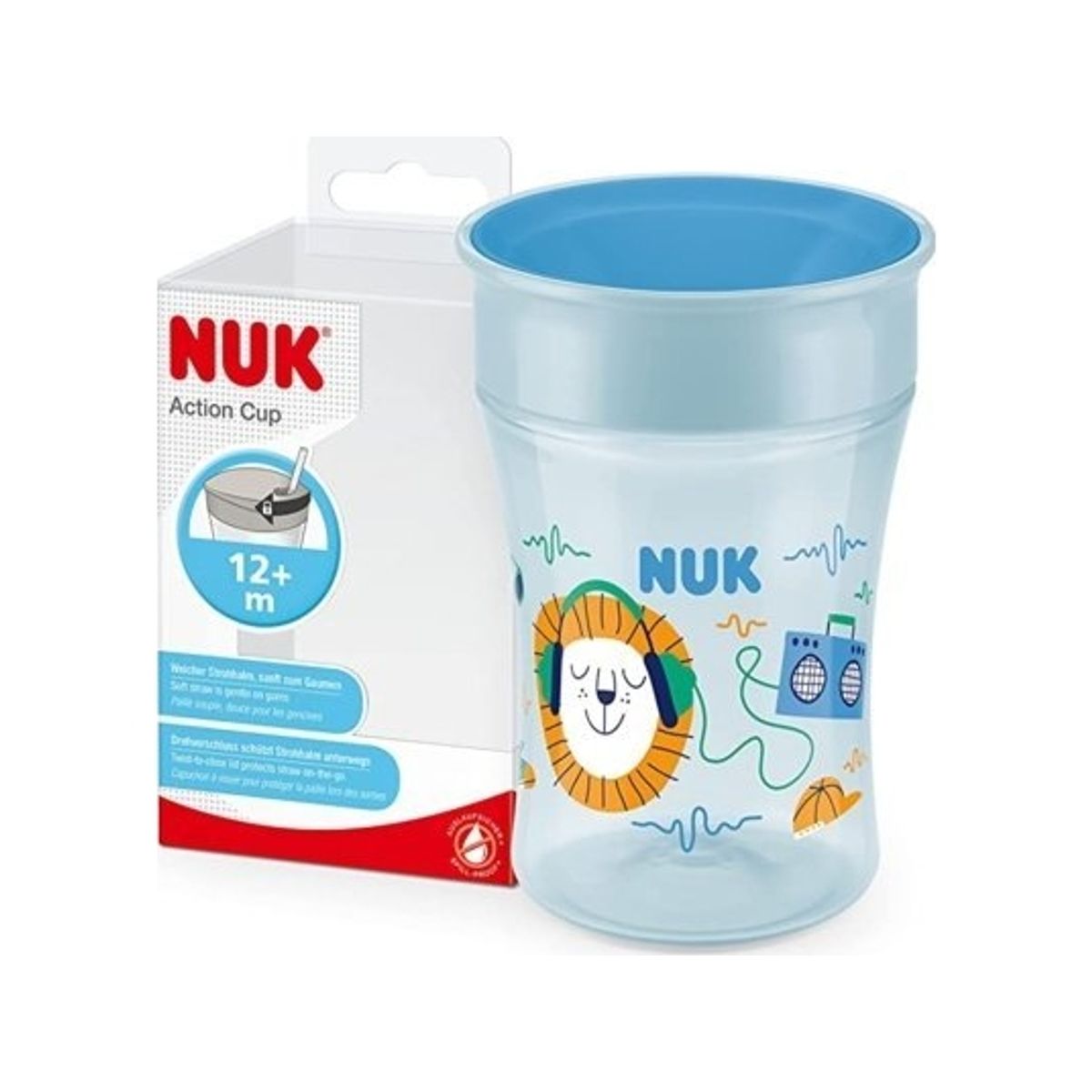 Nuk Nuk Trinklernbecher Magic Cup 360°-Trinkrand 230Ml Blau