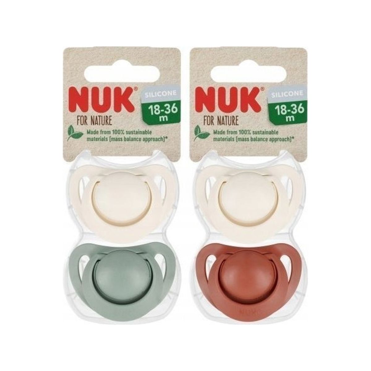 Nuk Nuk Usp Dummy 2El 18-36 Nature 10739859 1/6