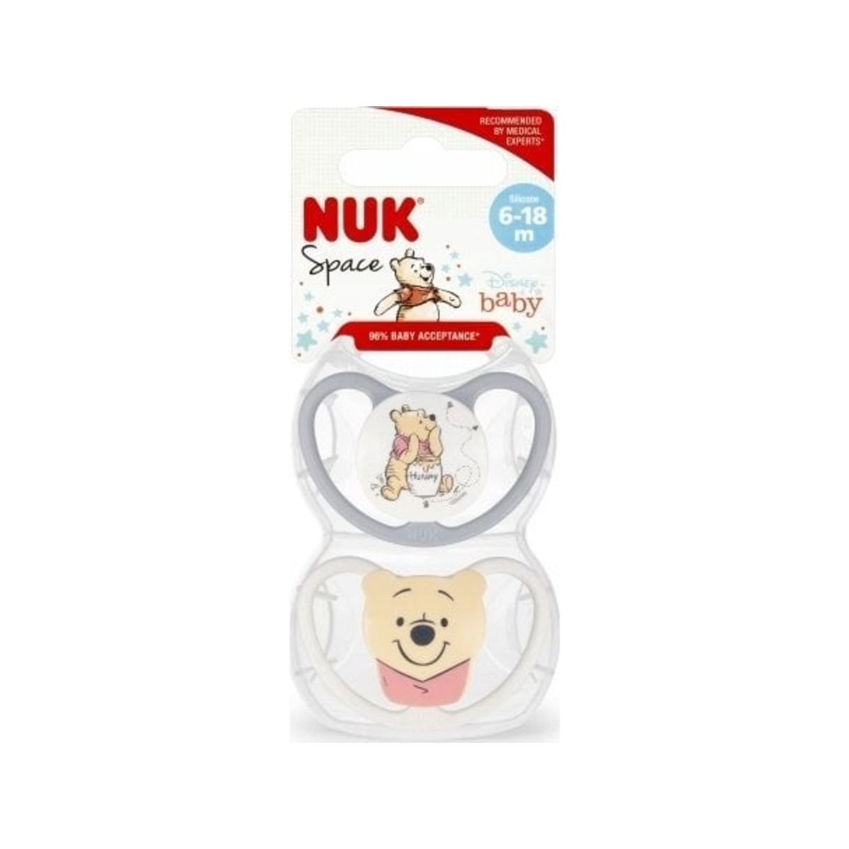 Nuk Nuk Usp Dummy 2El 6-18M Sil Space 10736941 1/6