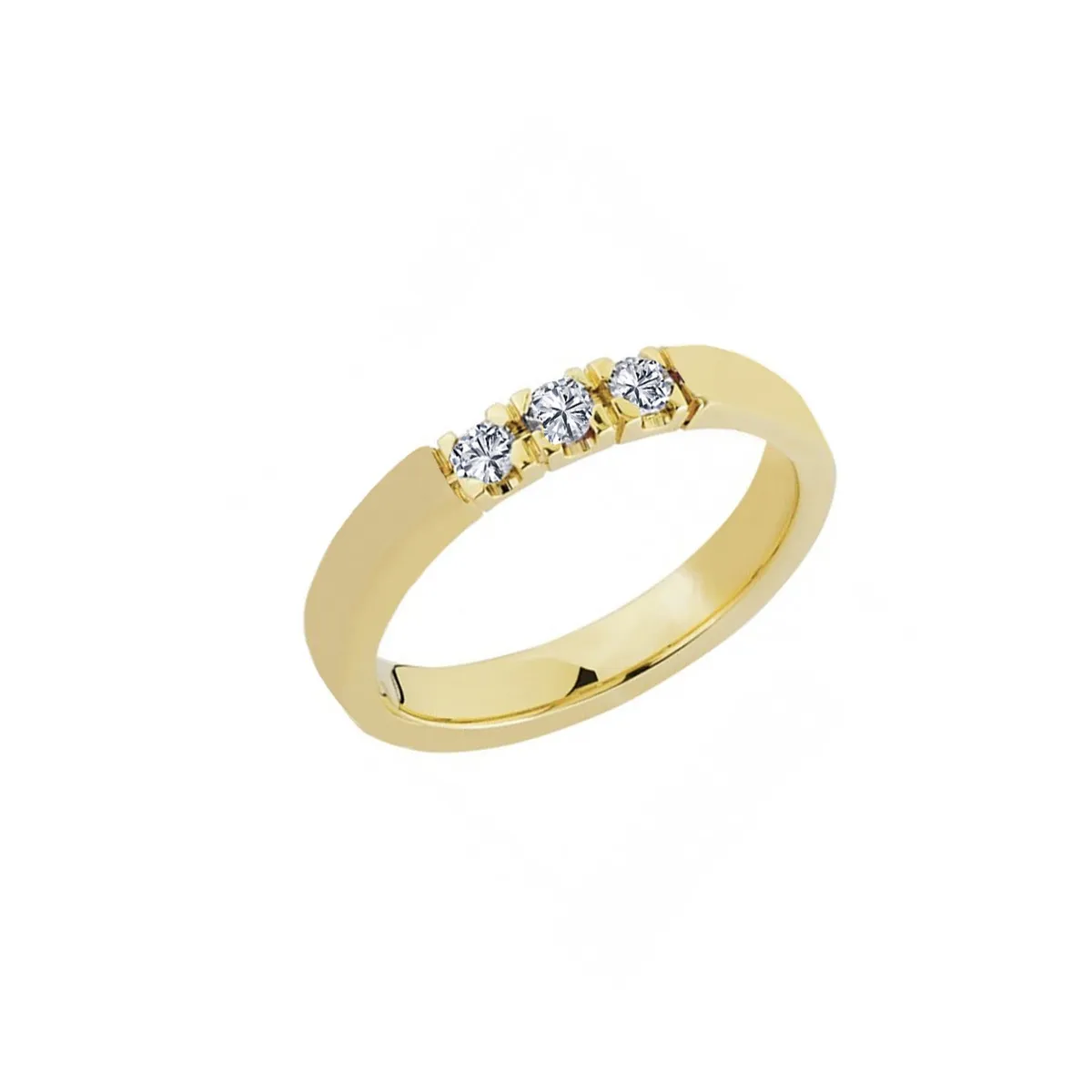 Nuran - Luna ring 14 kt. guld