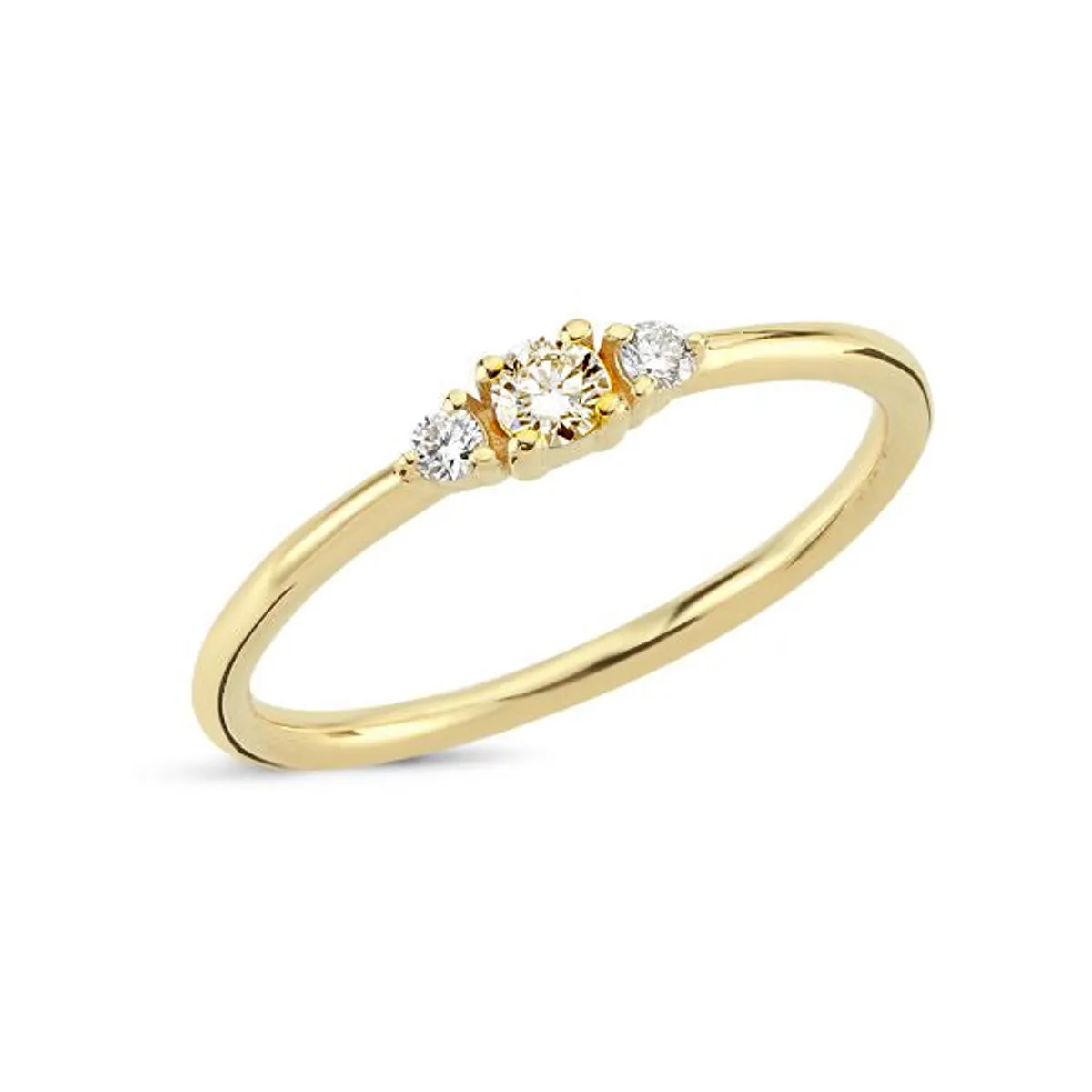 Nuran - Petit Champagne ring 14 kt. guld